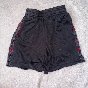 Black w/ red & grey sides 3T shorts